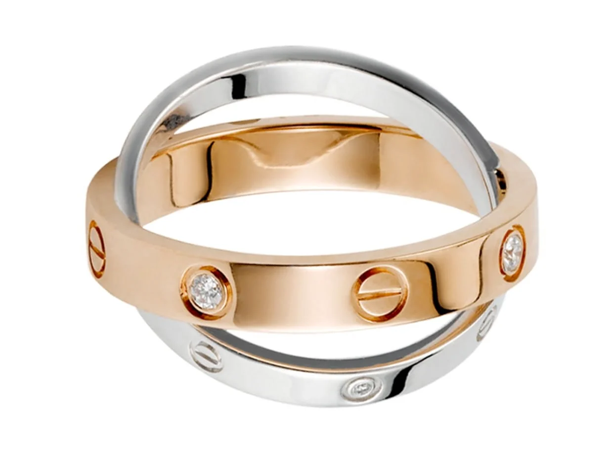 Cartier Love Pink Gold White Gold