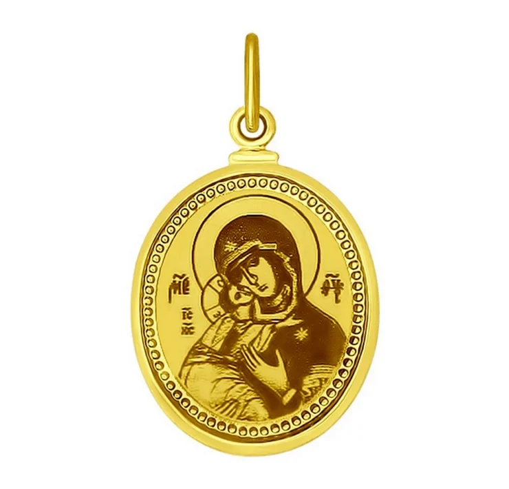 SOKOLOV подвеска из золота с ликом Владимирской Божией матери 104164
