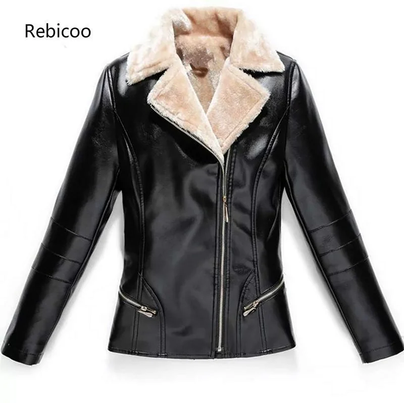 7d Leather fur женская куртка