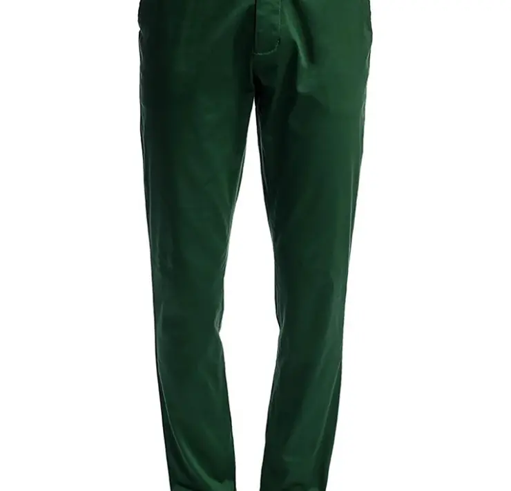 Чинос брюки HM зеленый