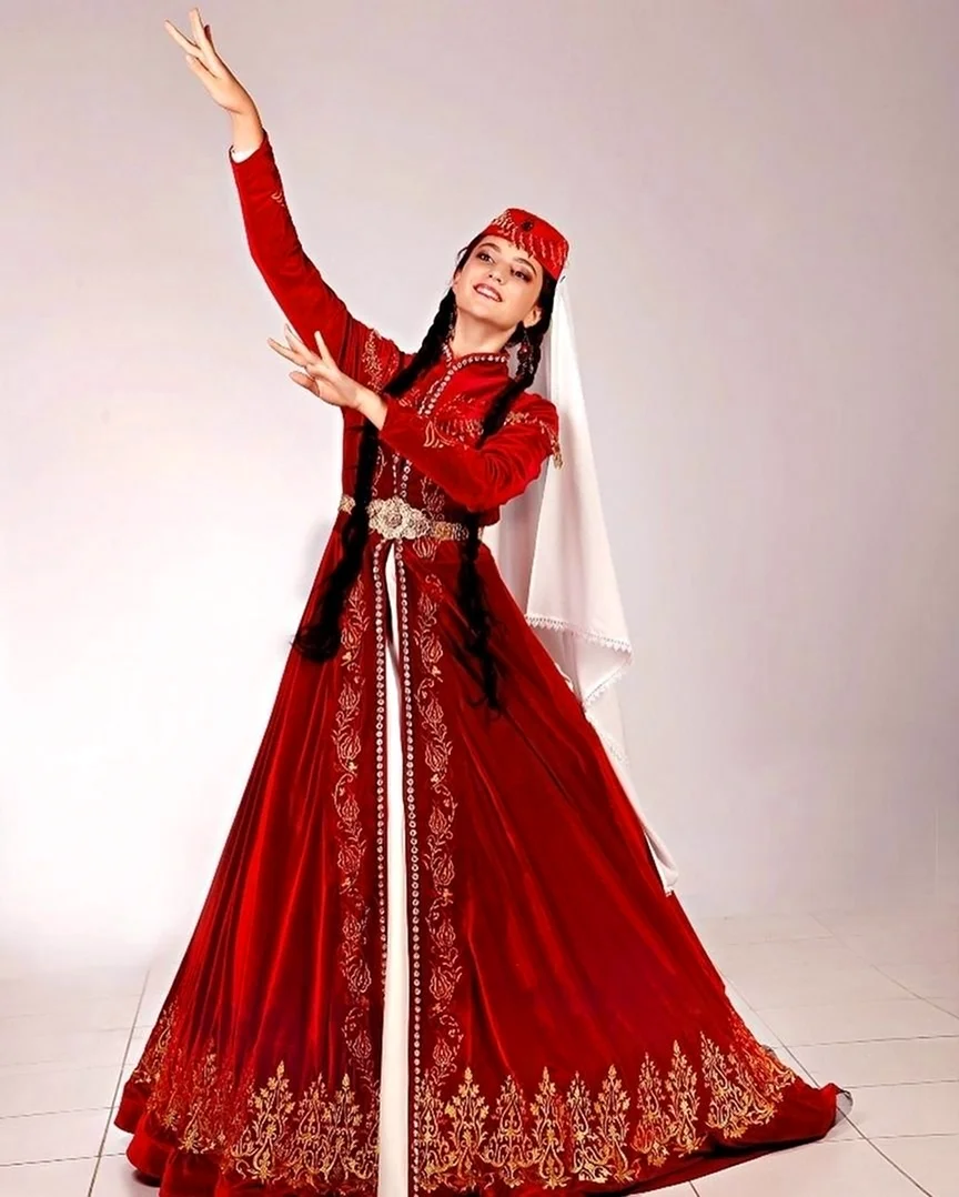 Дагестанские национальные платья для девочек