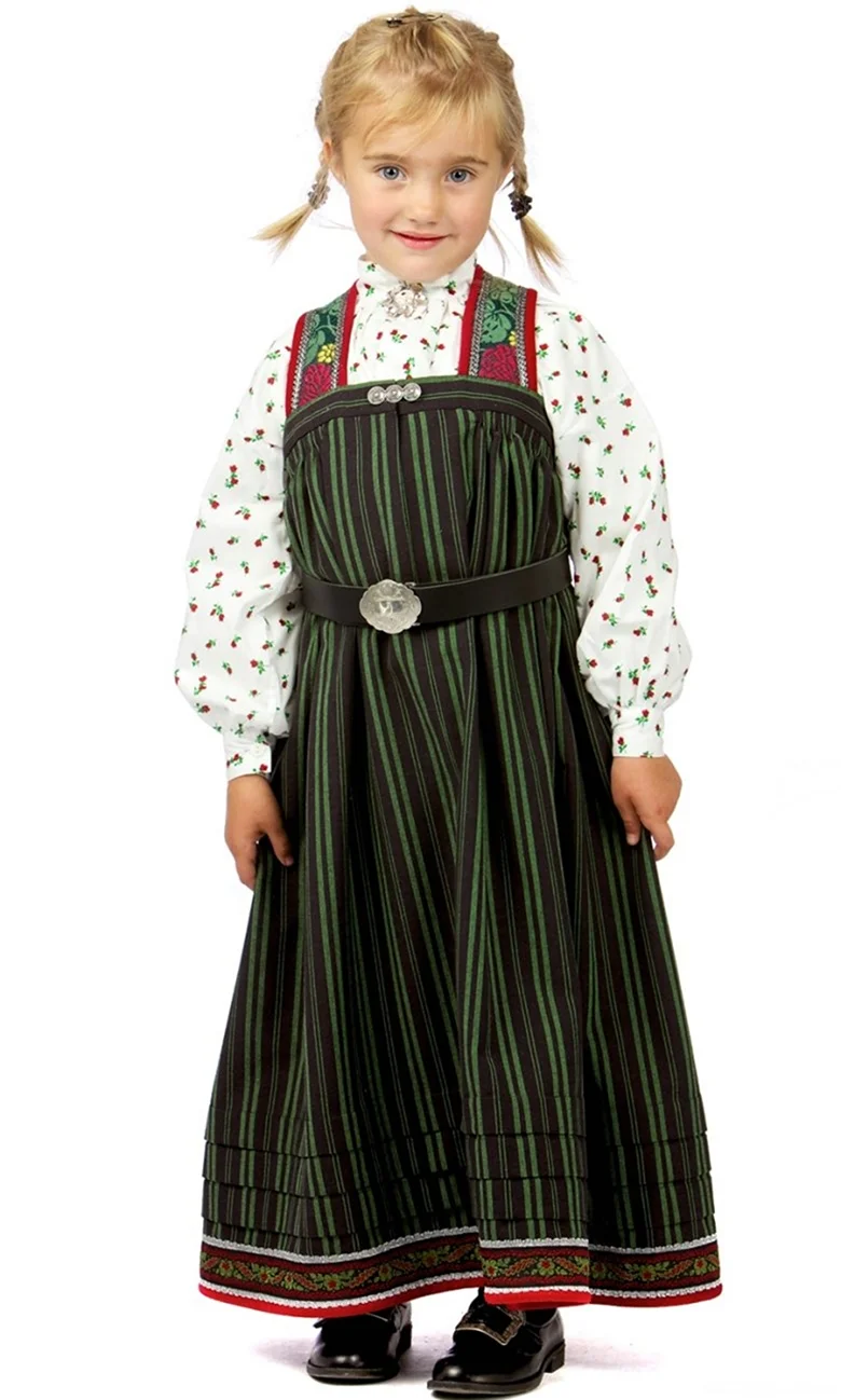 Датский национальный костюм для девочки