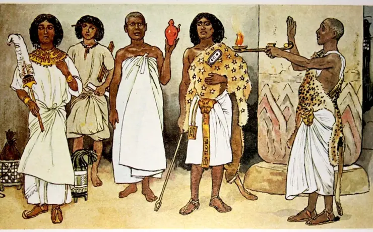 Древний Египет одежда древних жрецов
