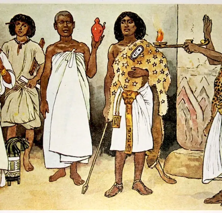 Древний Египет одежда древних жрецов