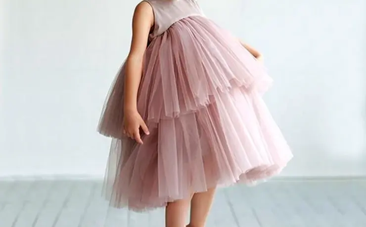 Фатиновое платье для девочки