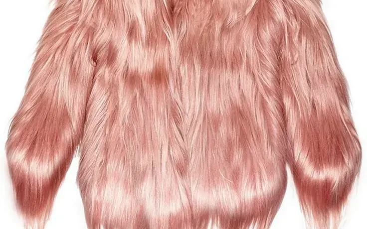 Gucci Coat Pink fur