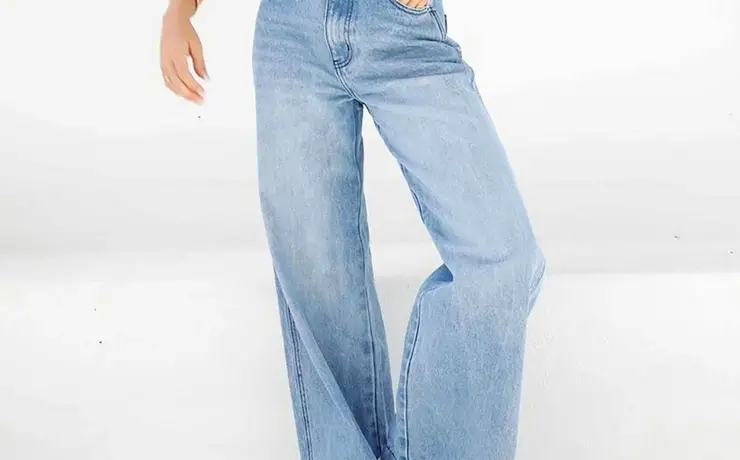 Как красиво подвернуть широкие джинсы женские