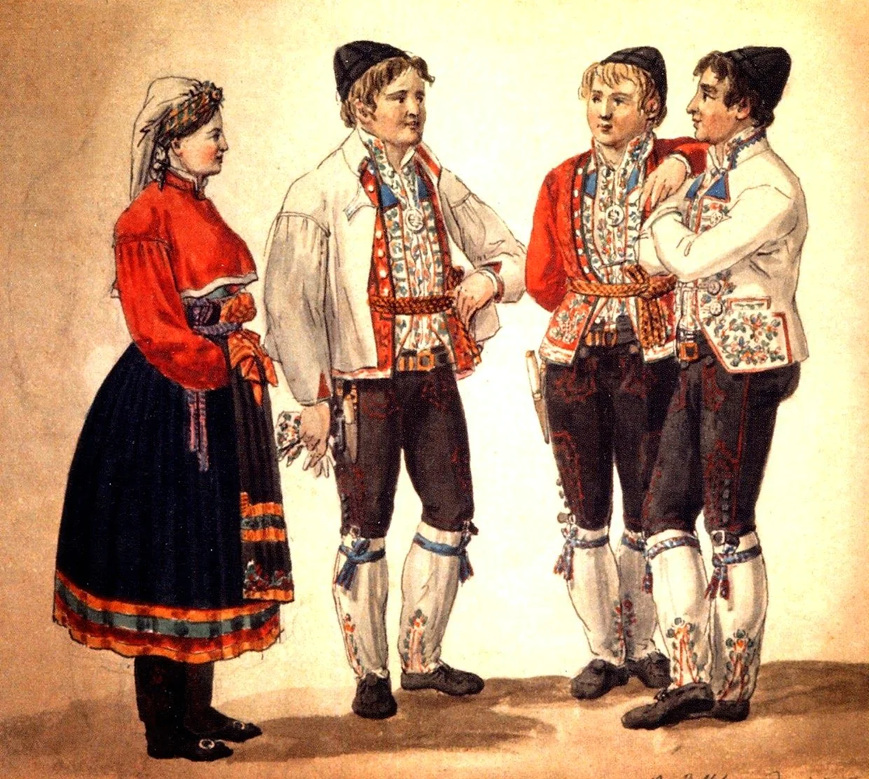 Канада 19 век одежда