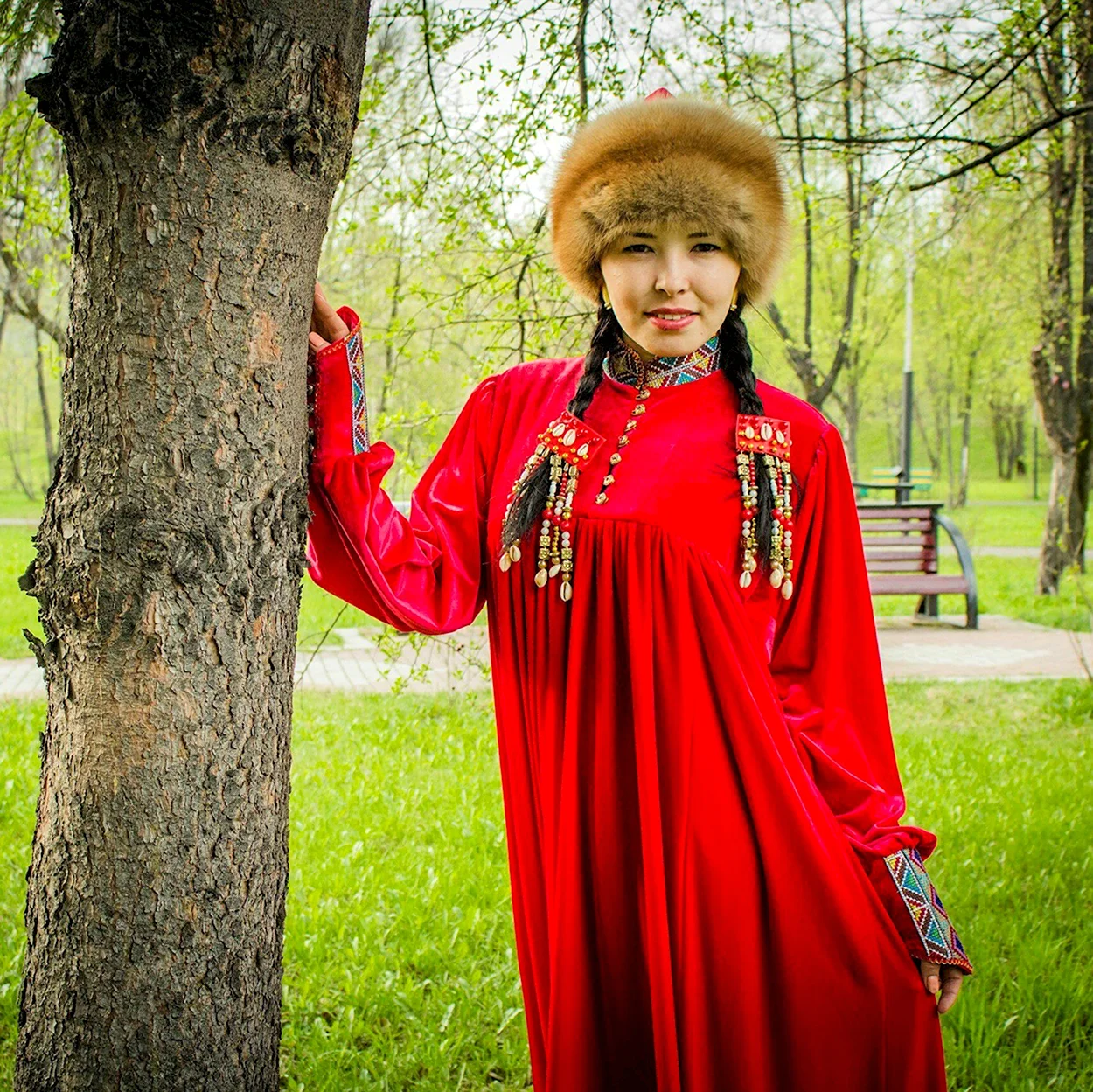 Кумандинцы Алтая национальный костюм