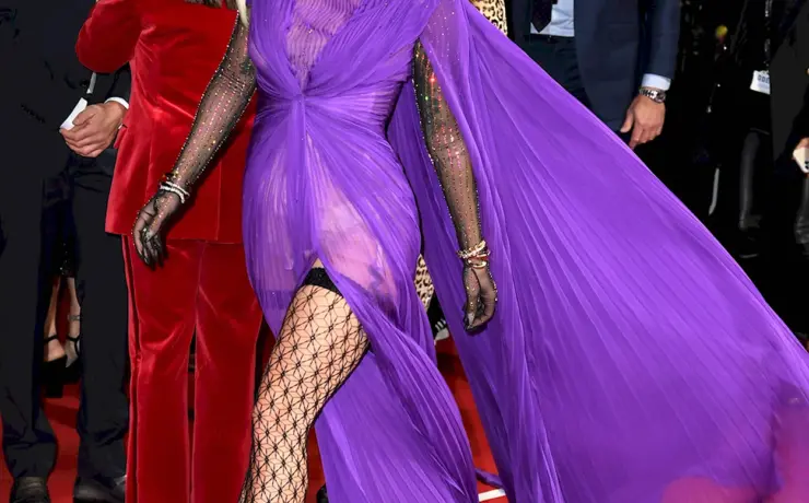 Леди Гага на премьере дома гуччи