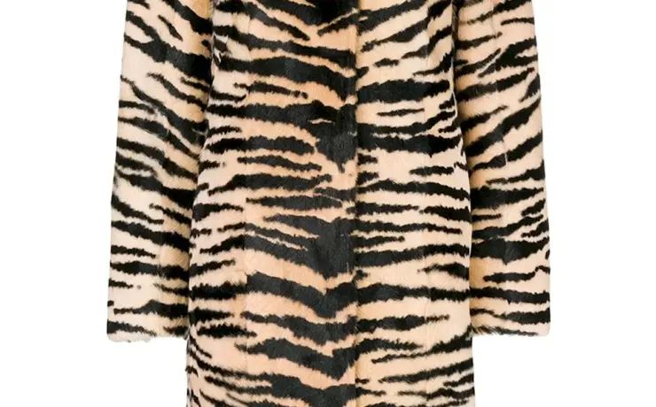 Меховое пальто Valentino леопард