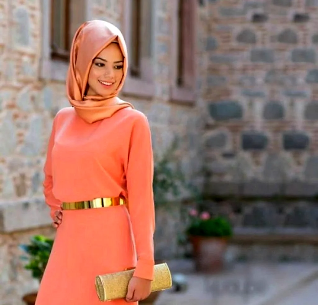 Musulmanka xidjab мода стиль Pink 2022