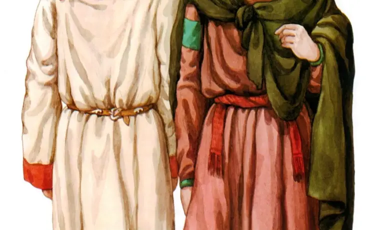 Мужской костюм древней Руси 10-13 века