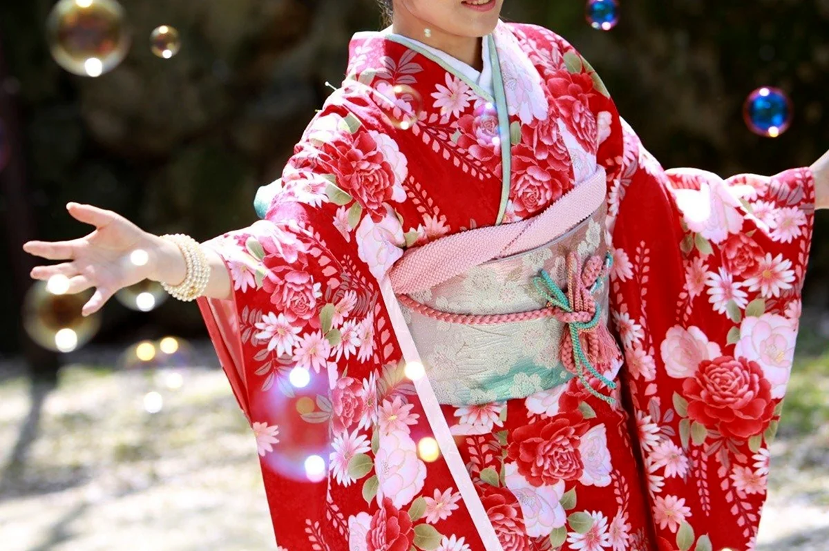 Национальное кимоно Япония
