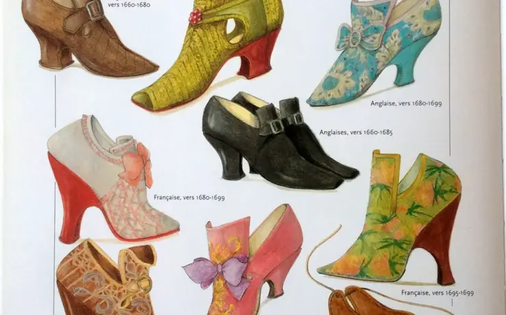 Обувь Барокко 17 век Клюши