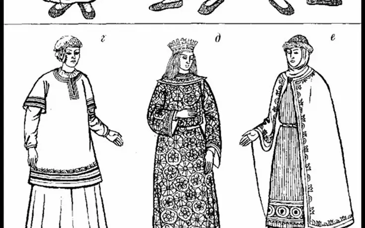 Одежда древней Руси 10-13 век