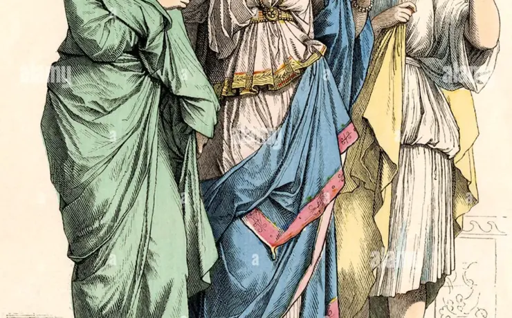 Палла женская одежда древний Рим