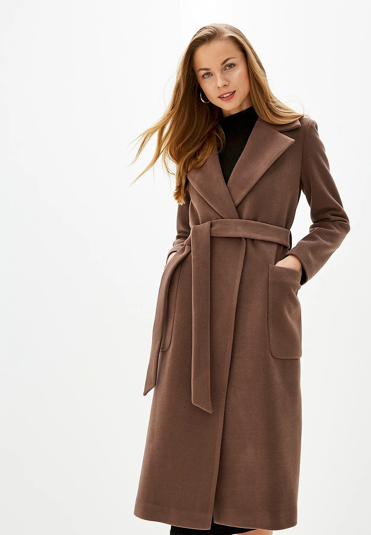Пальто коричневое TRENDYANGEL
