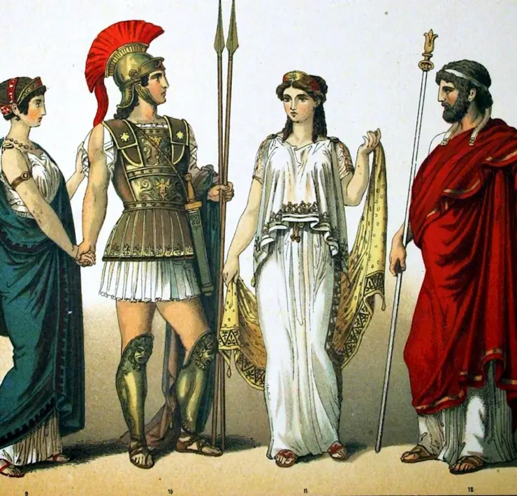 Пеплум одежда в древней Греции
