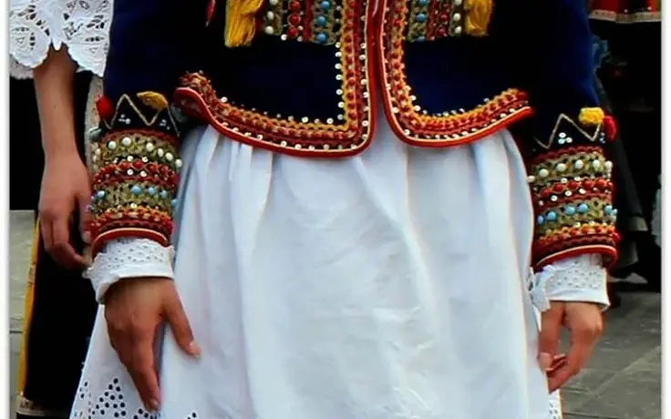 Польский Краковский национальный женский костюм
