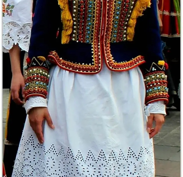 Польский Краковский национальный женский костюм