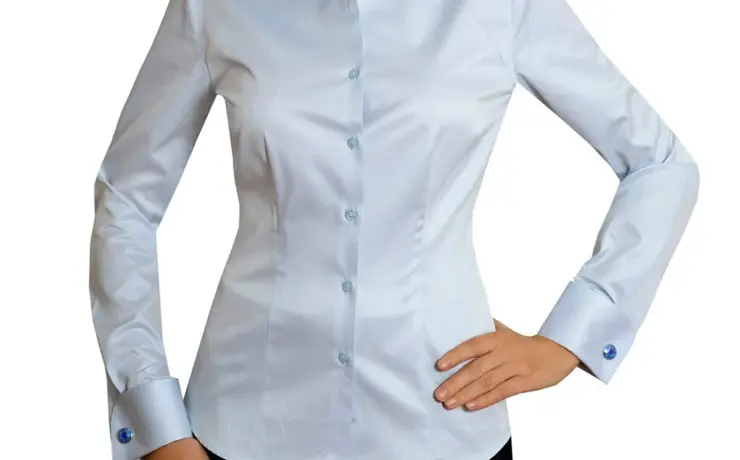Приталенная рубашка женская