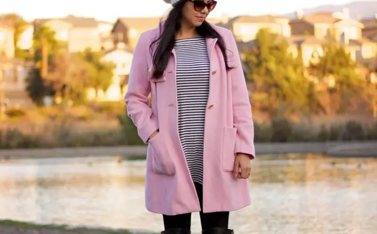 Шапка к розовому пальто