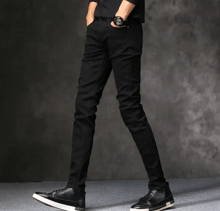 Скинни джинсы мужские черные 2018
