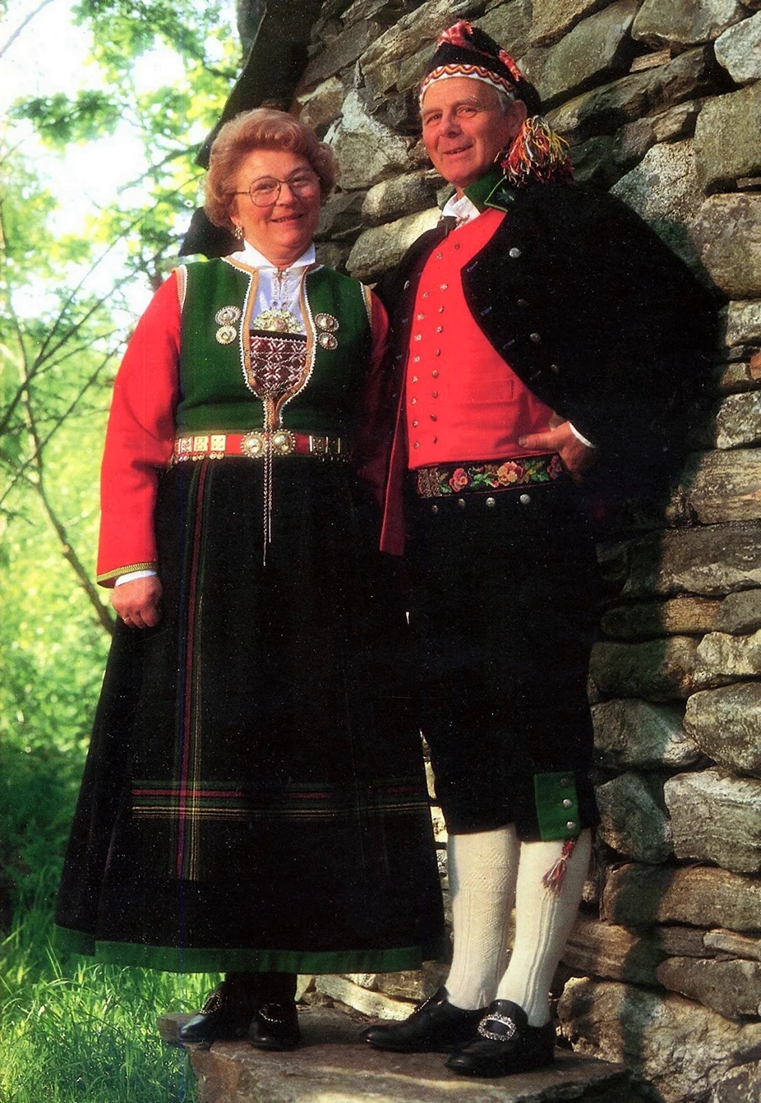 Старинный норвежский костюм