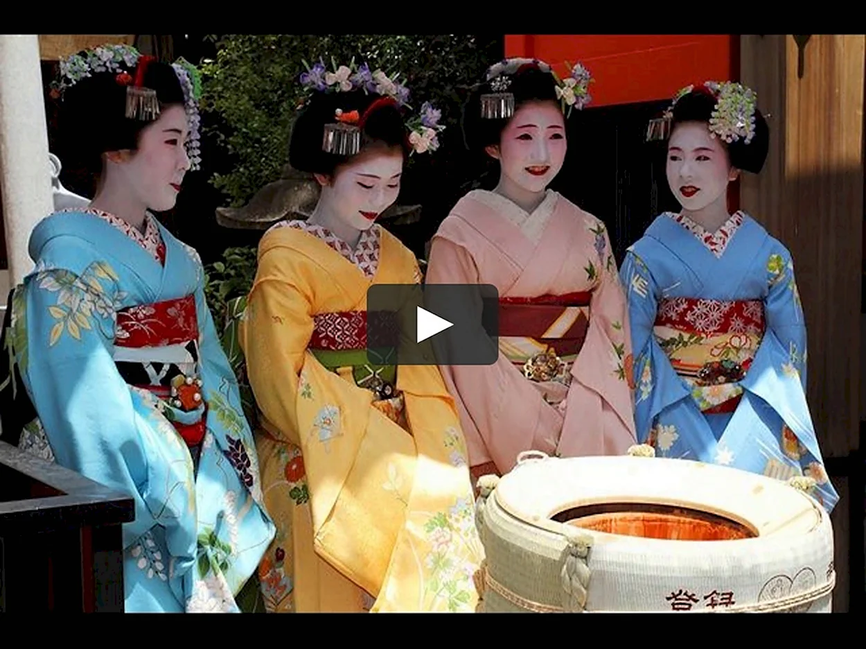 Традиции Японии кимоно