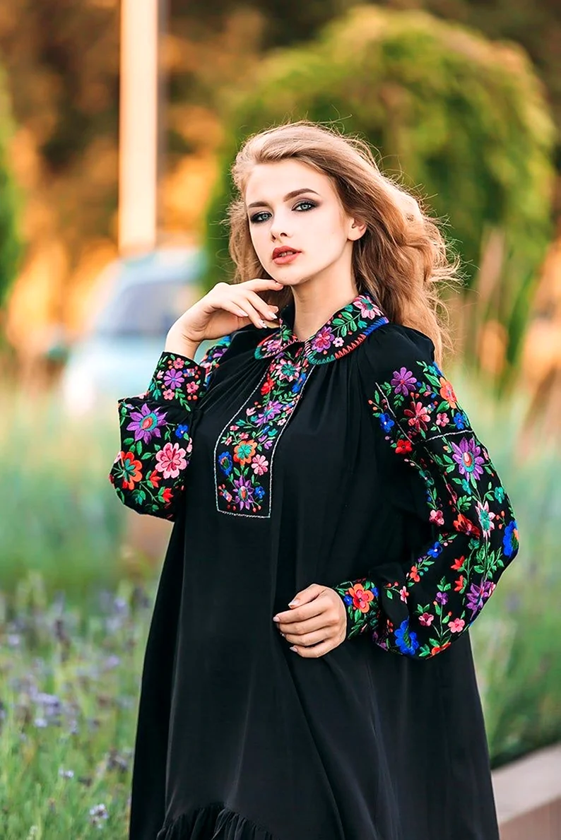 Современные туркменские платья