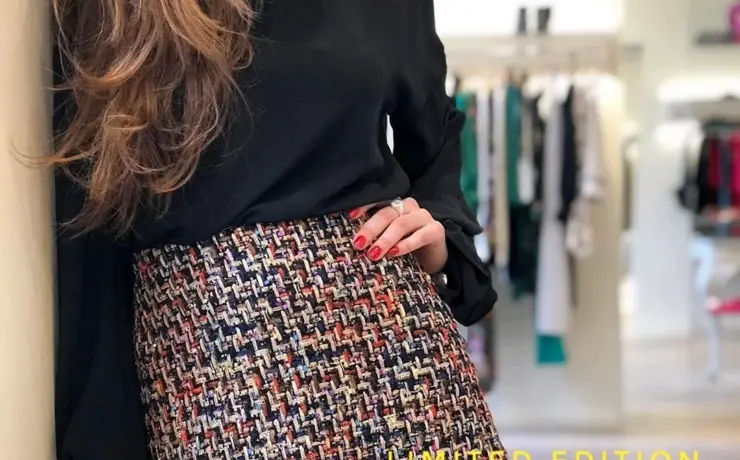 Твидовая юбка Chanel