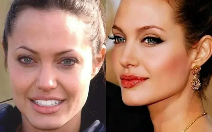 Анджелина Джоли без макияжа 2021