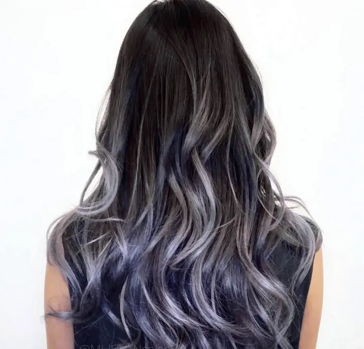 Grey Ombre hair