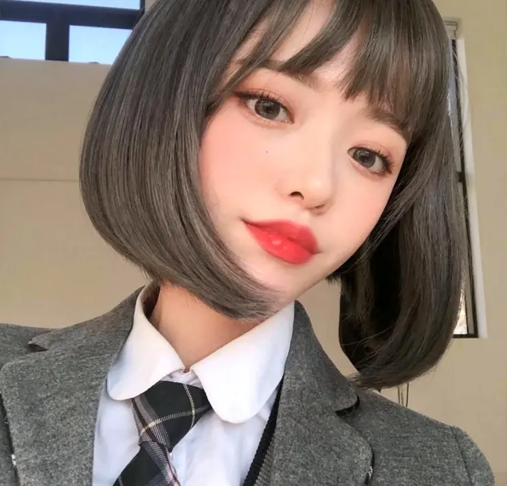 Кореянки ulzzang с каре