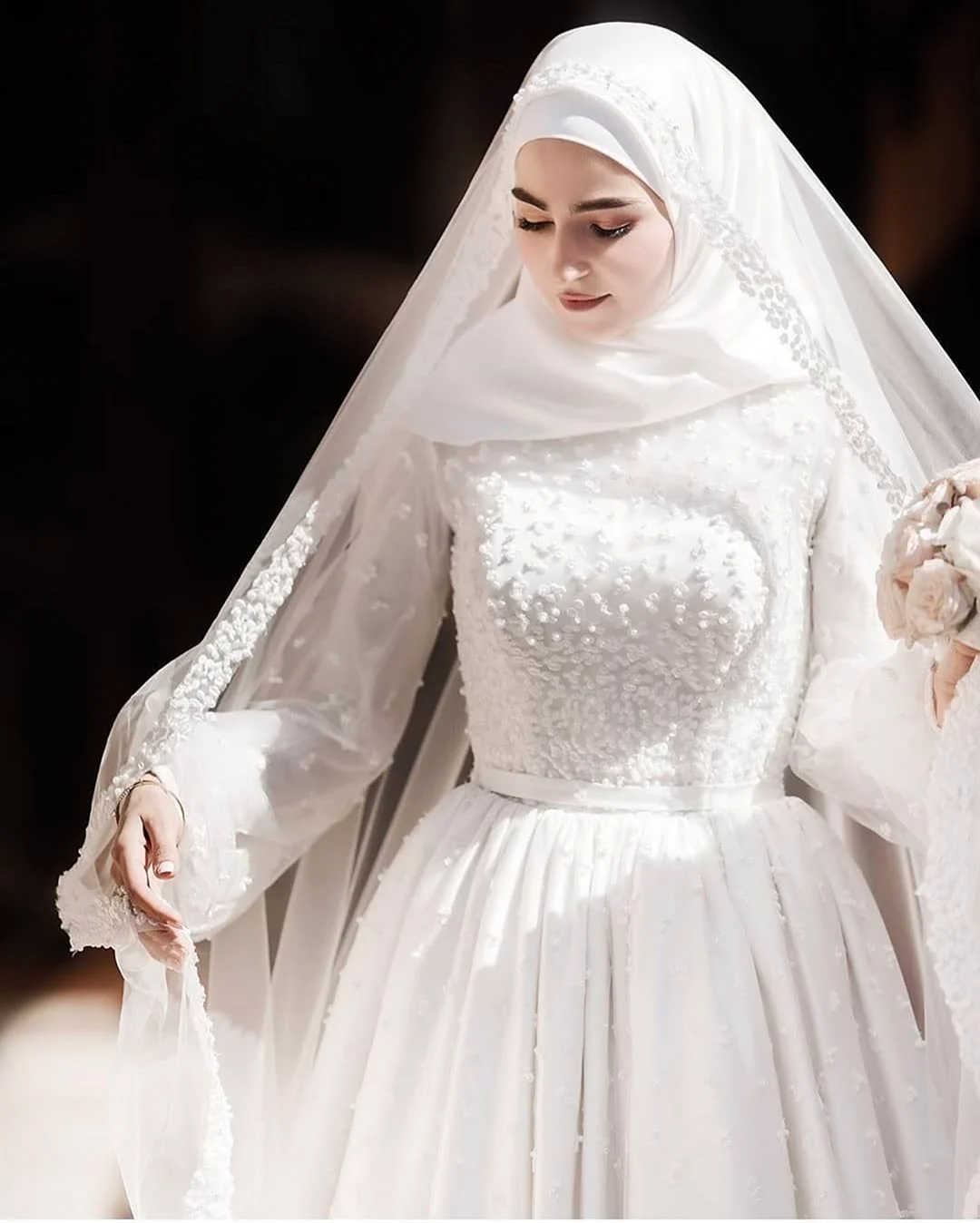 Невеста мусульманка свадебное платье