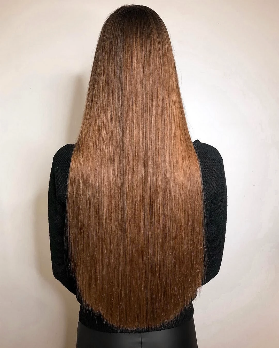 Полукругом стрижка на длинные волосы - 89 фото