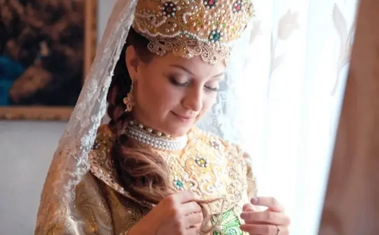 Свадебный наряд на Руси