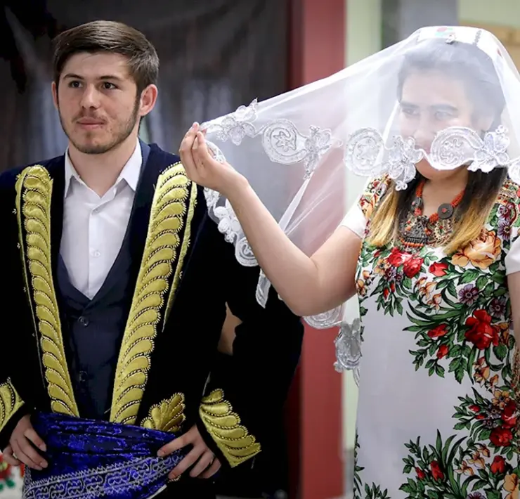 Таджикские Свадебные платья